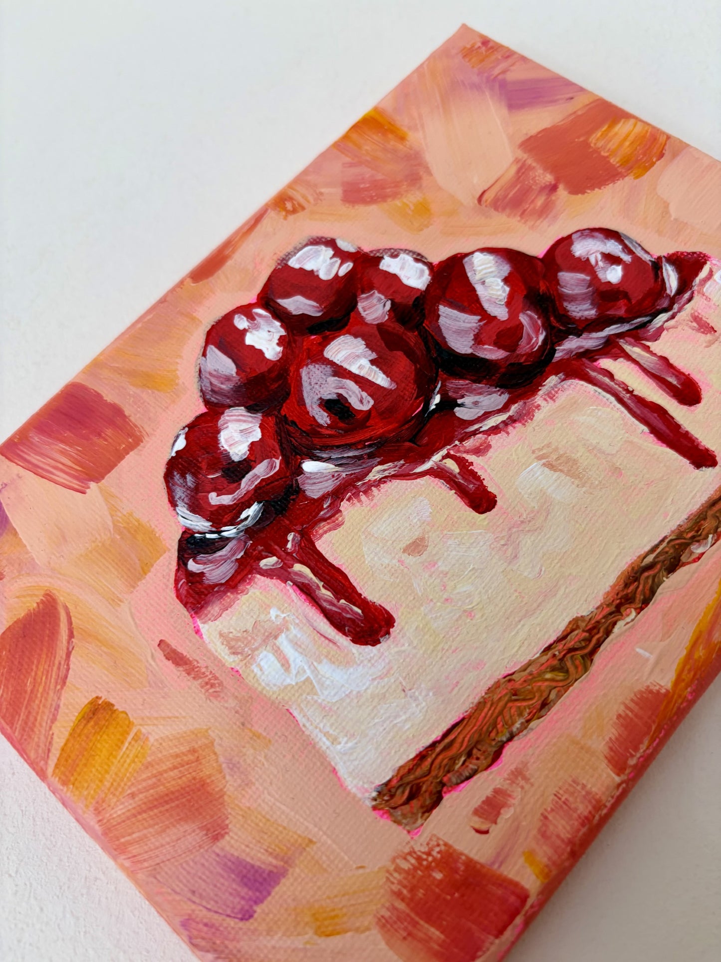 Cherry Cheesecake Original Art