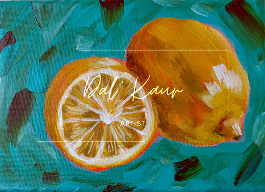 Lemon Study Original Art