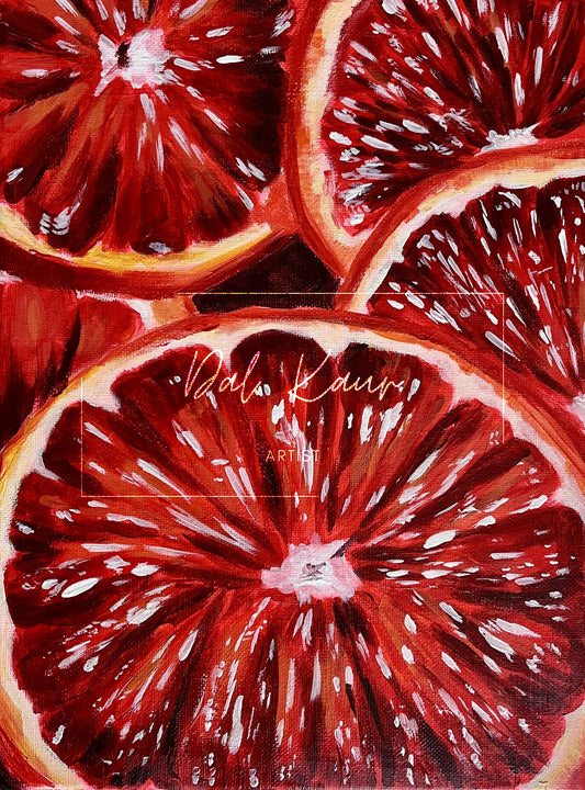 Bloody Oranges Original Art