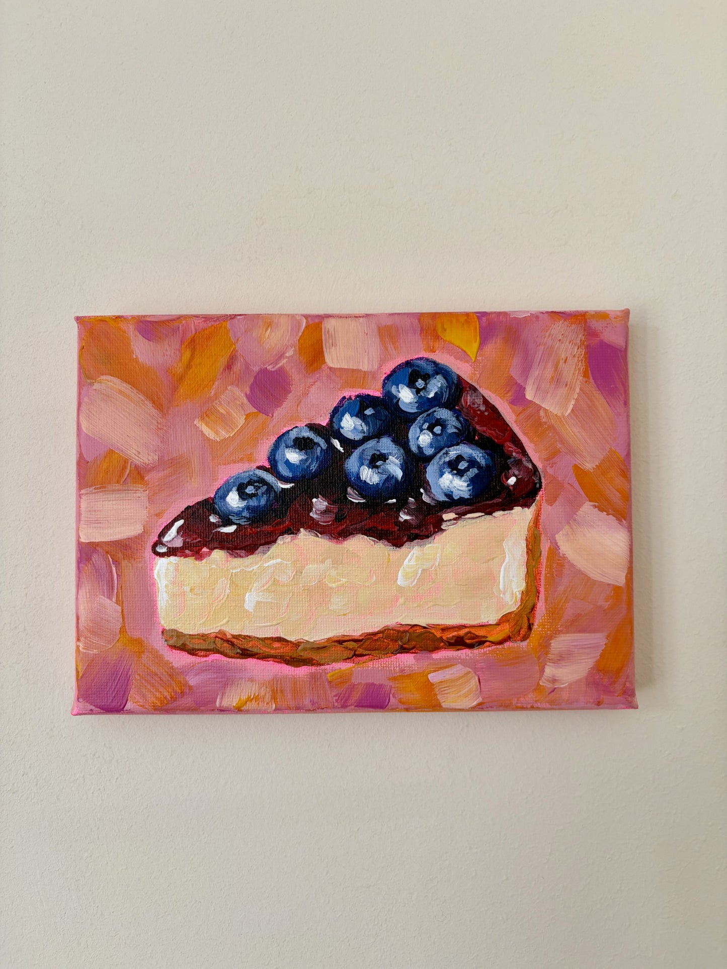 Blueberry Cheesecake Original Art