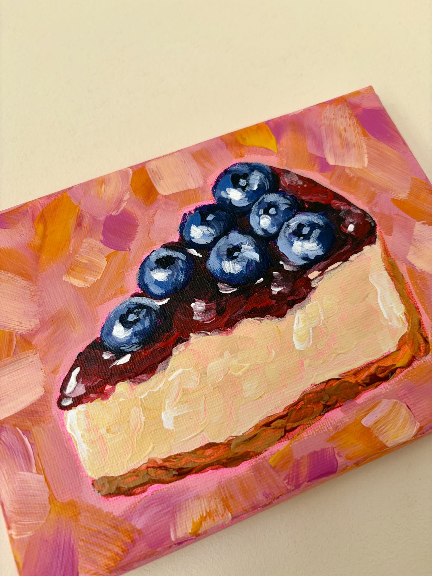 Blueberry Cheesecake Original Art