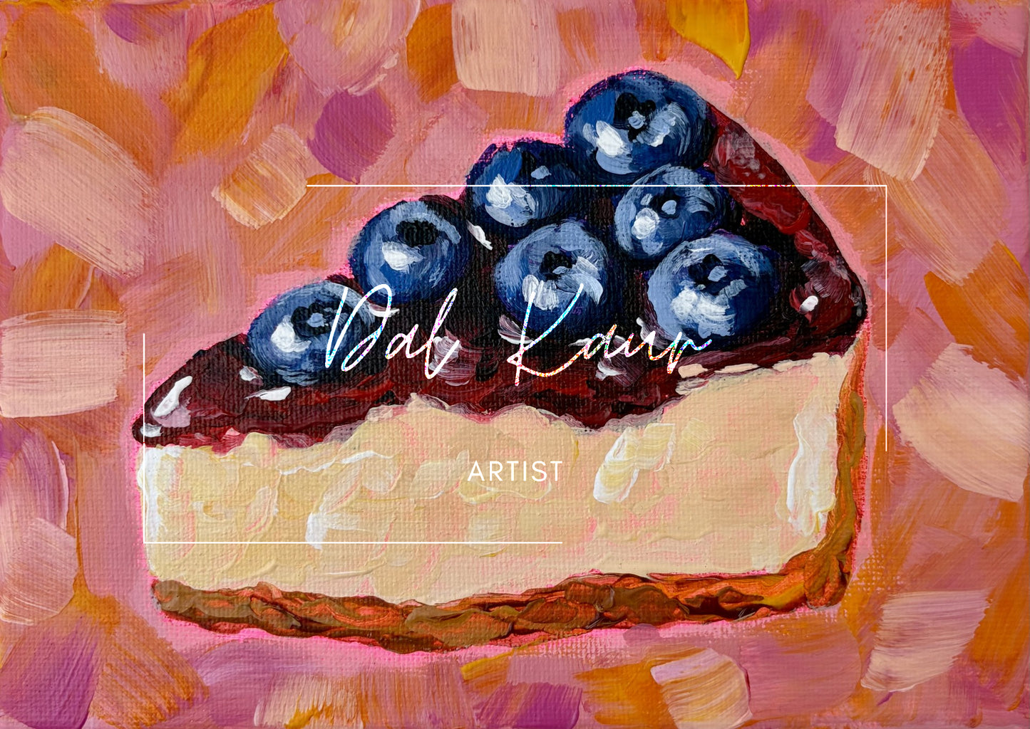 Blueberry Cheesecake Original Art