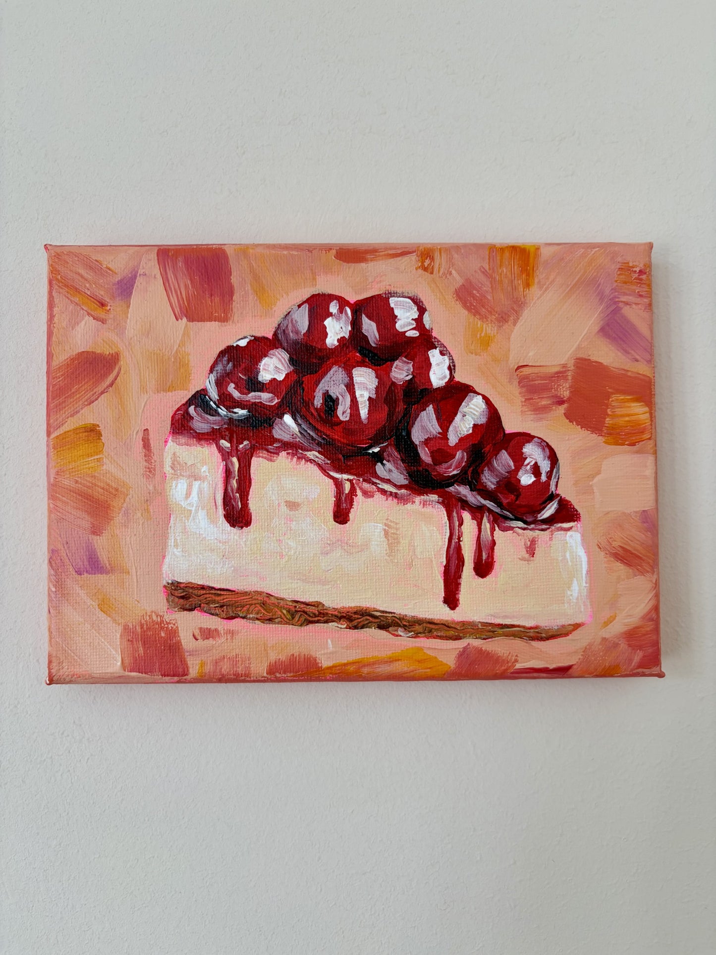 Cherry Cheesecake Original Art