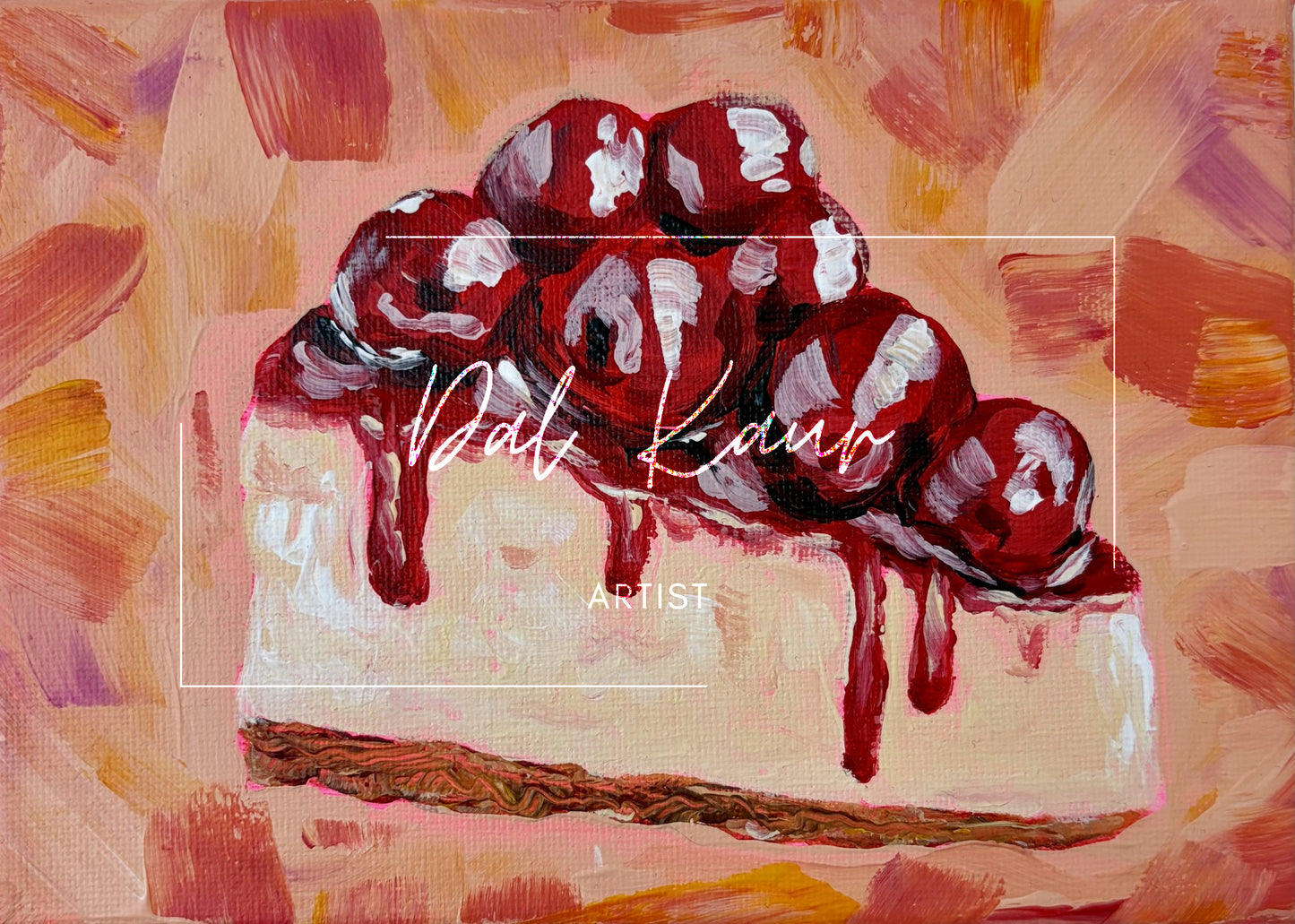 Cherry Cheesecake Original Art