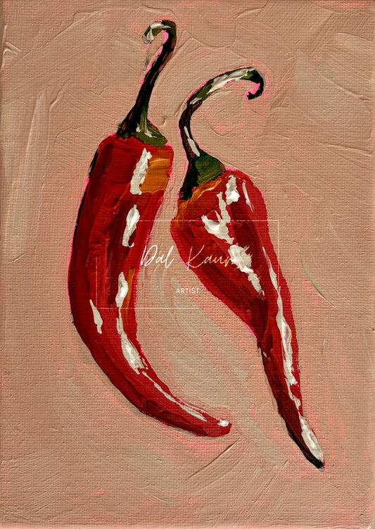 Chillies Original Art