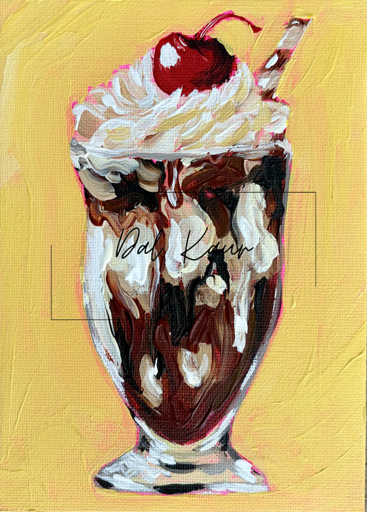 Chocolate Milkshake Original Art