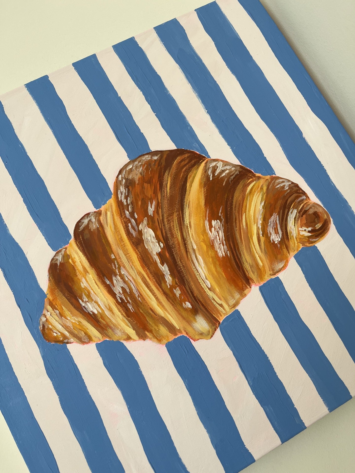 Striped Vintage Croissant