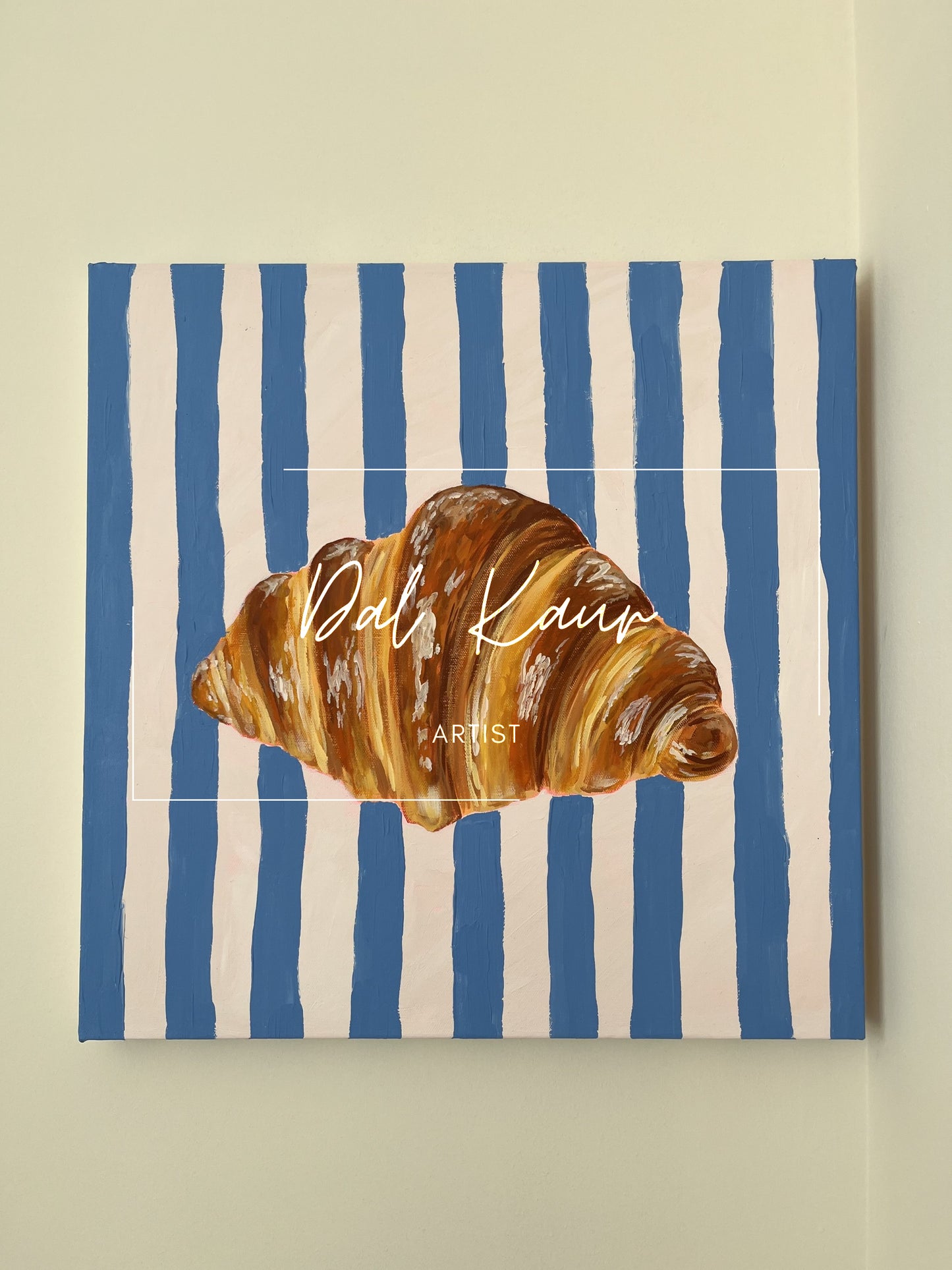 Striped Vintage Croissant