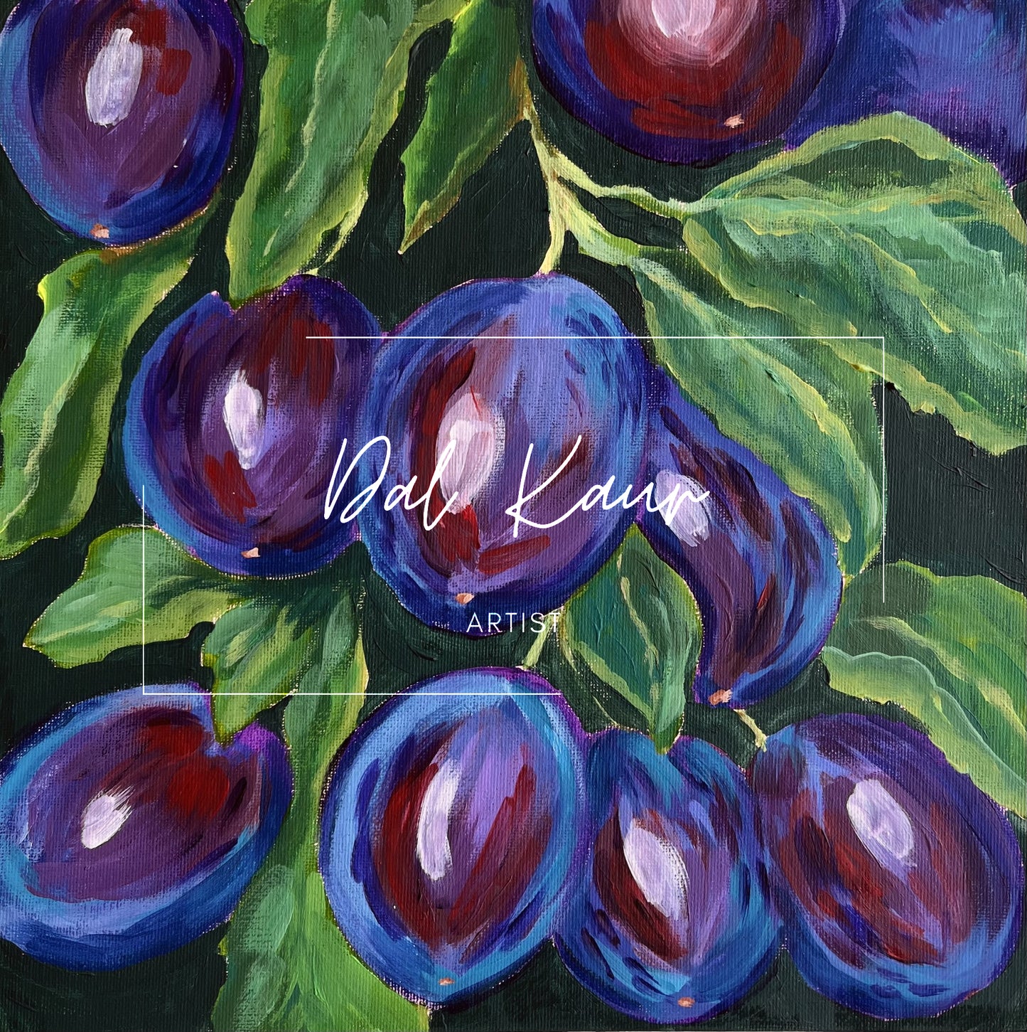Forest Plums Original Art