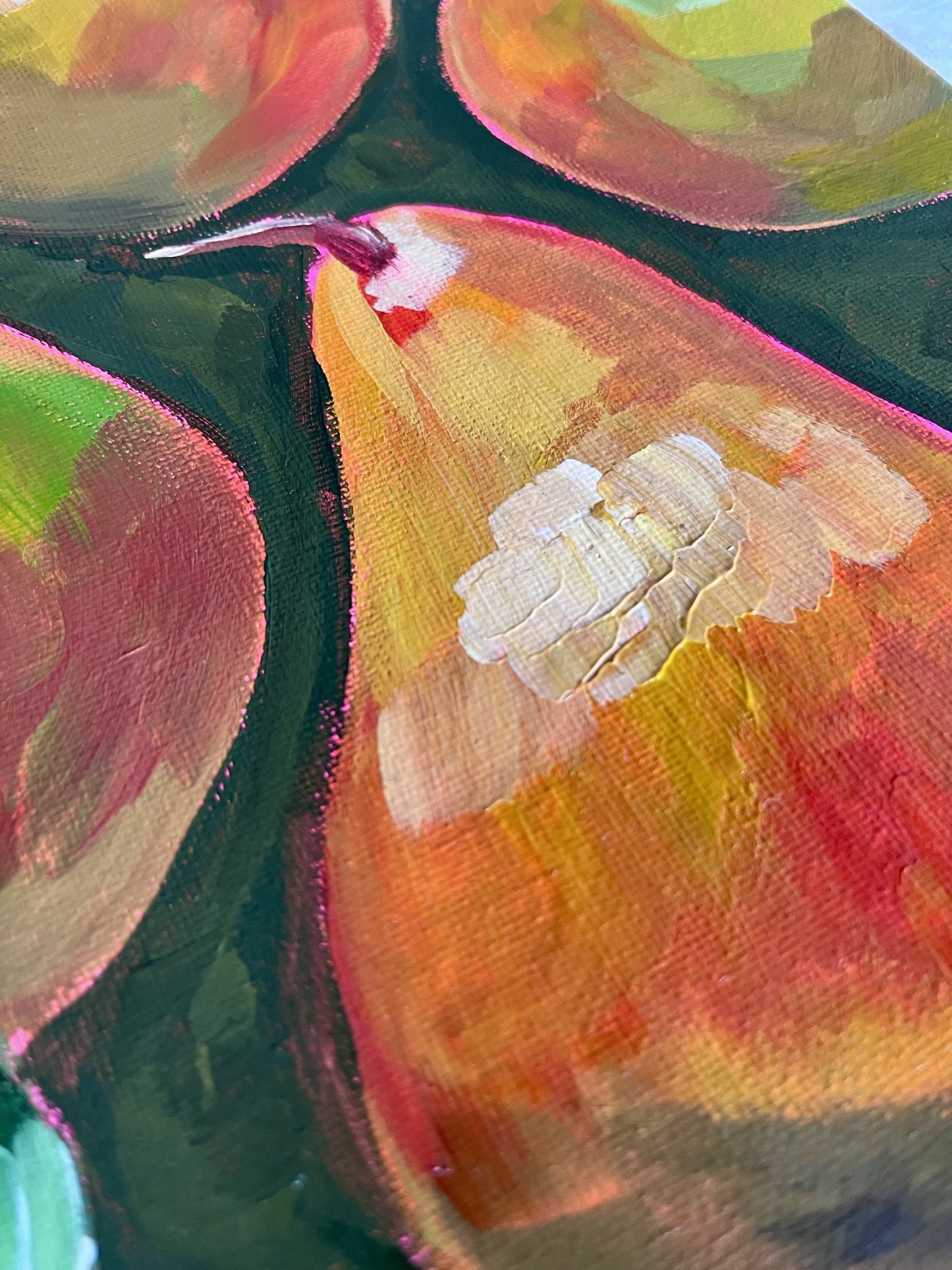 Golden Pears Original Art