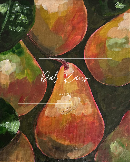 Golden Pears Original Art