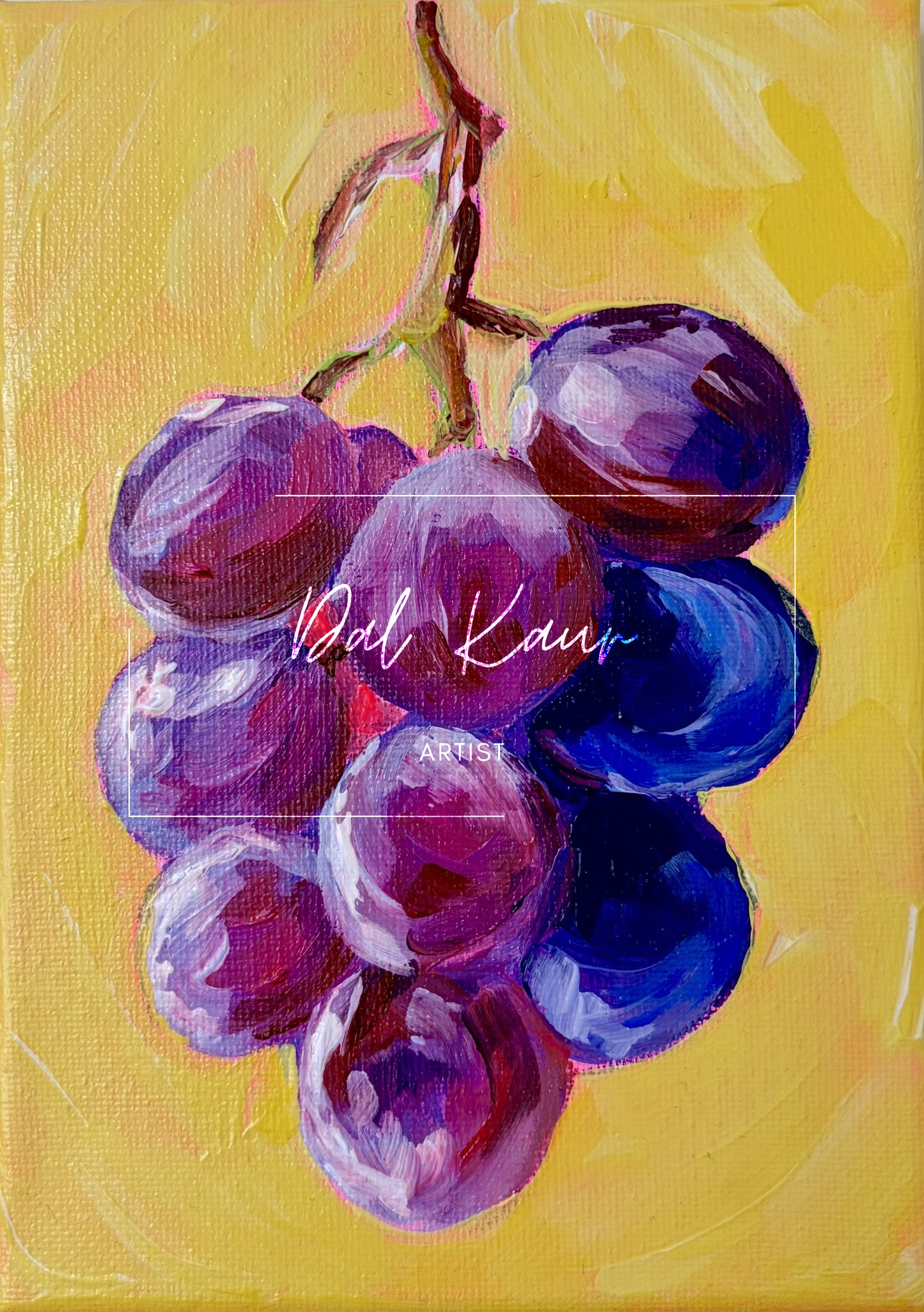 Grapes Study Original Art