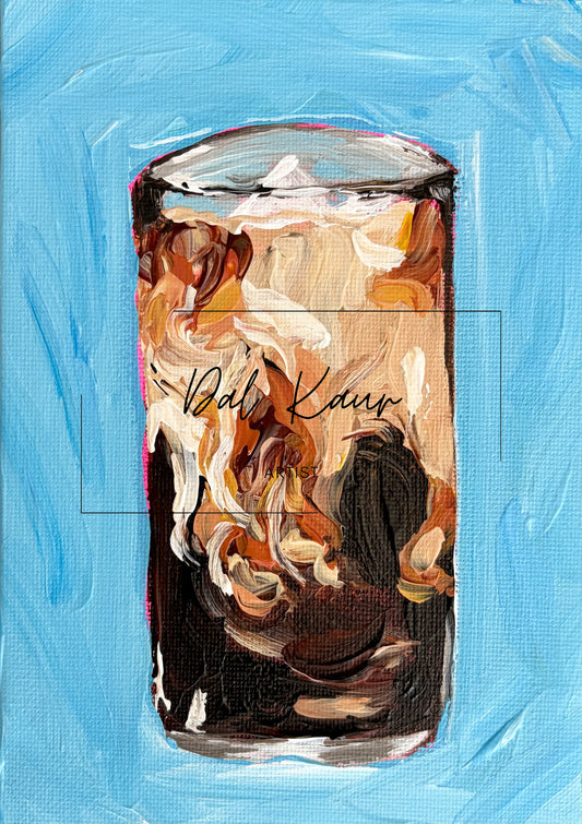Iced Coffee Original Art