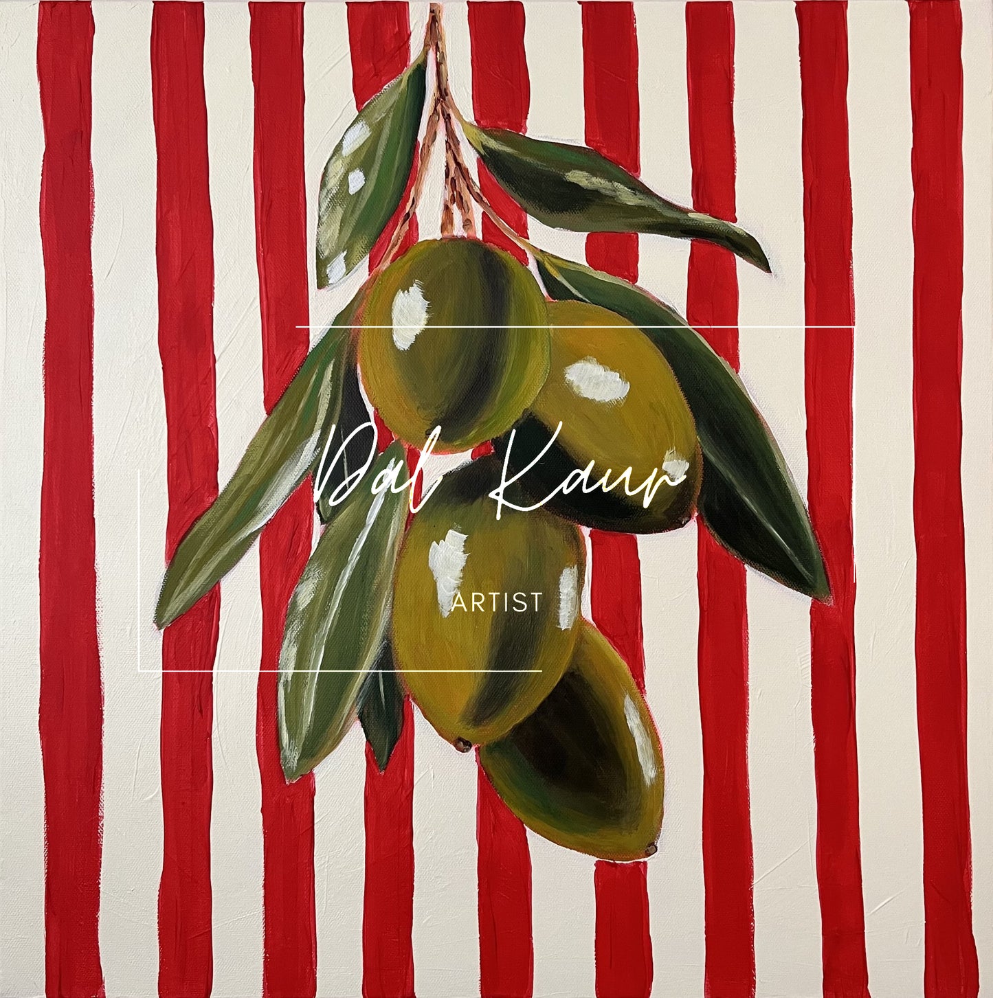 Striped Vintage Olives
