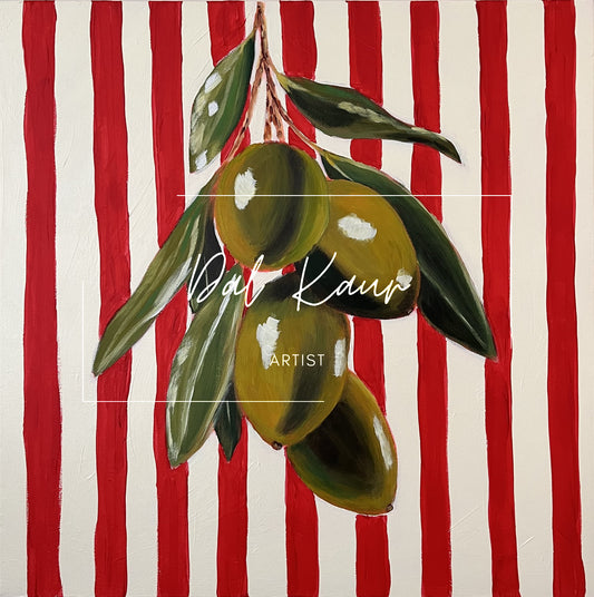 Striped Vintage Olives