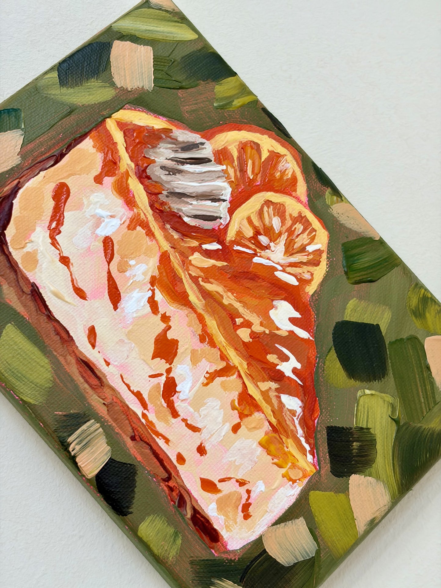 Orange Cheesecake Original Art