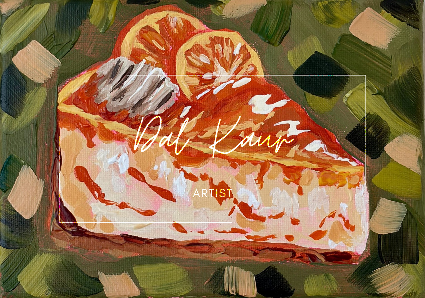 Orange Cheesecake Original Art