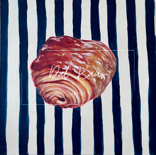 Vintage Striped Pain Au Chocolate