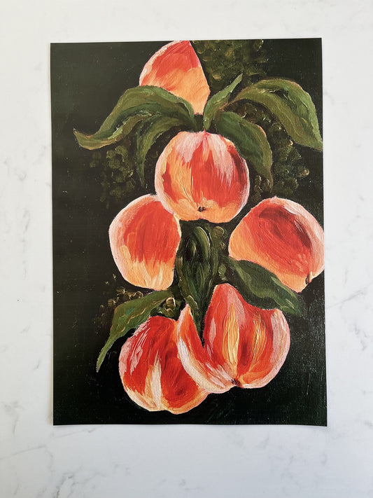 Vintage Peaches Acrylic Art Print