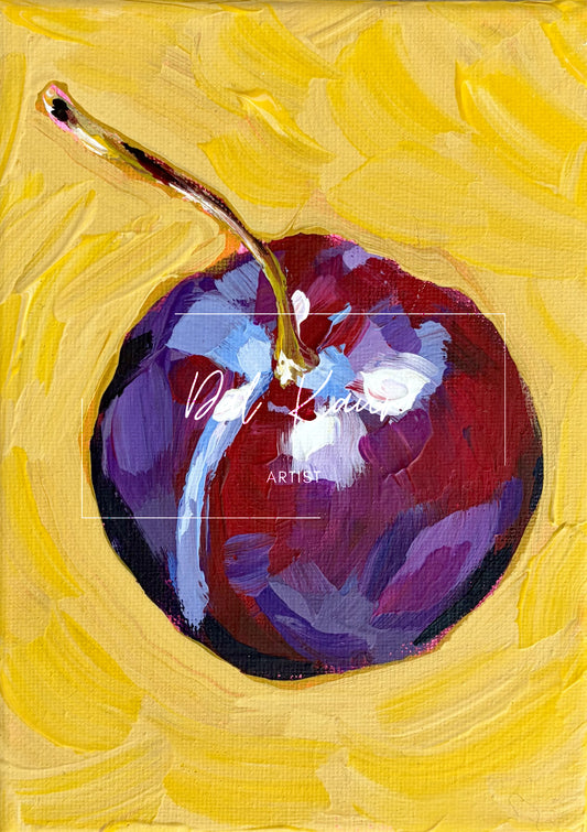 Plum Study Original Art