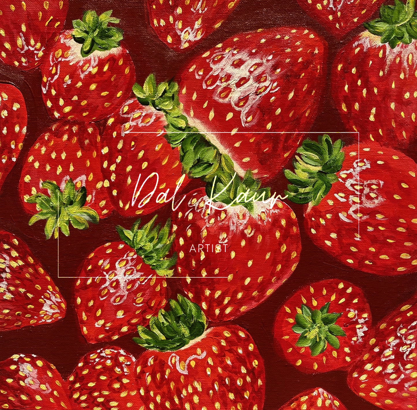Choco Strawberries Acrylic Art Print