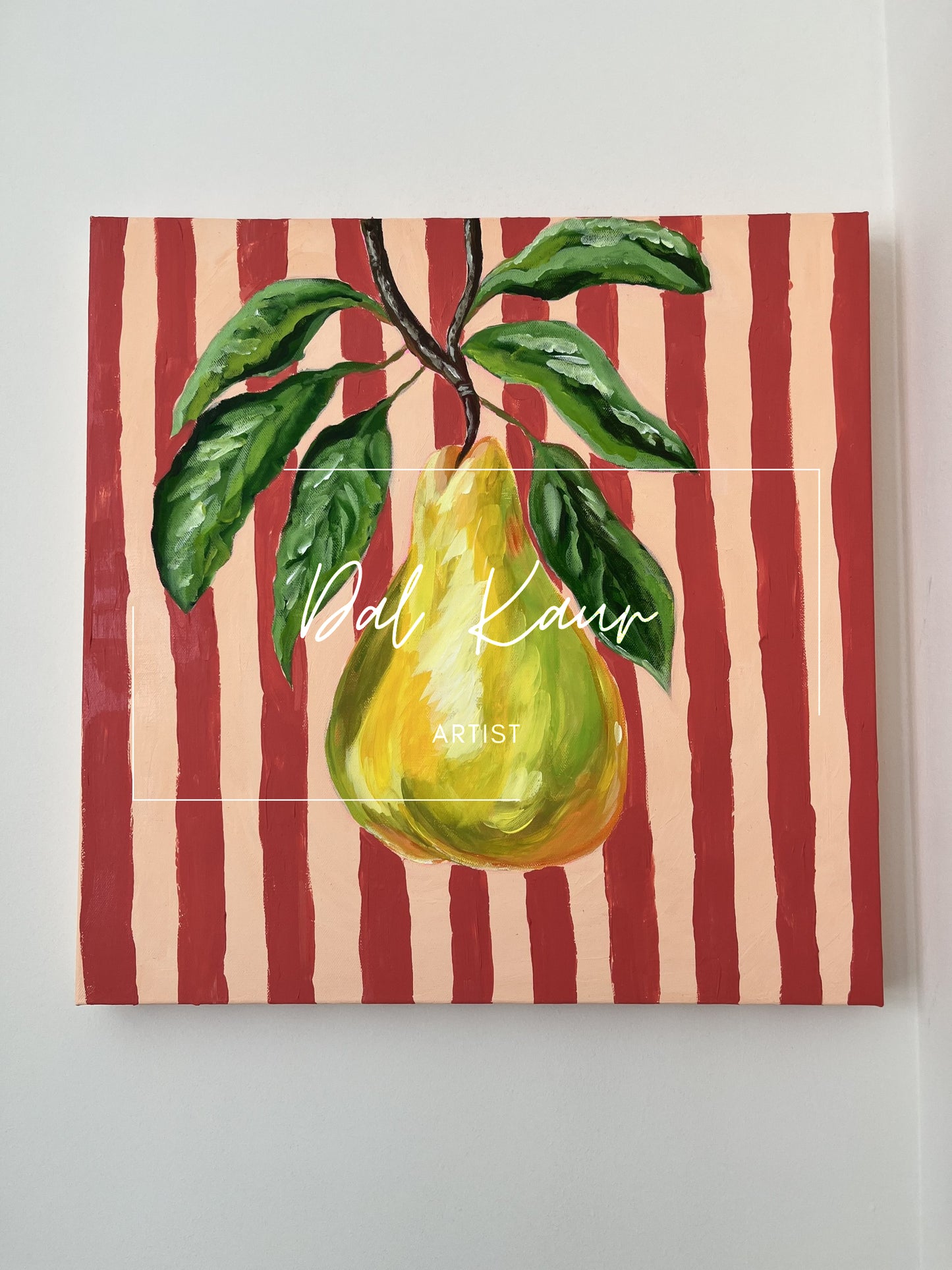 Striped Vintage Pear