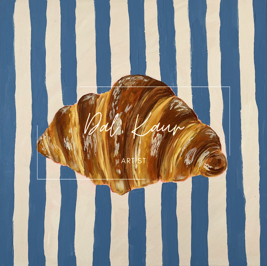 Striped Vintage Croissant