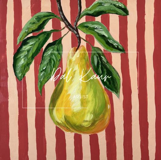 Striped Vintage Pear