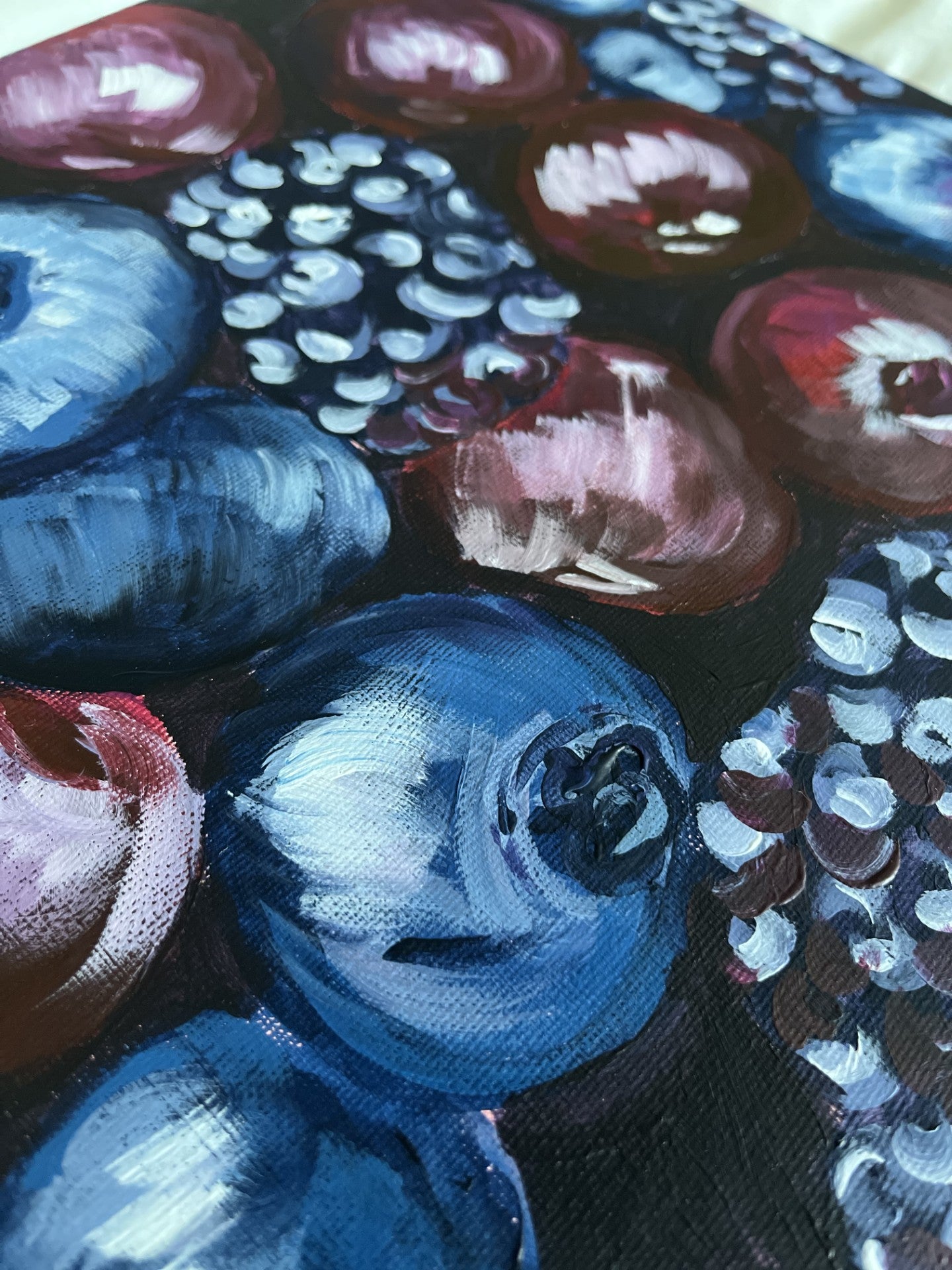 Winter Berries Original Art