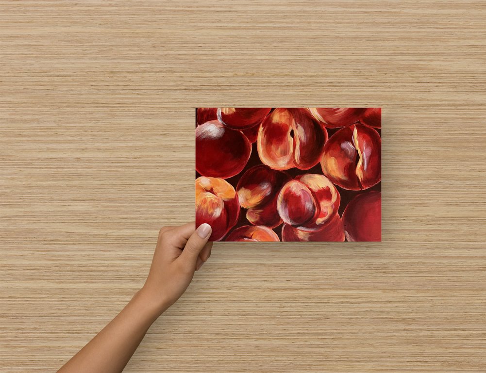 Rollin' Peaches Acrylic Art Print